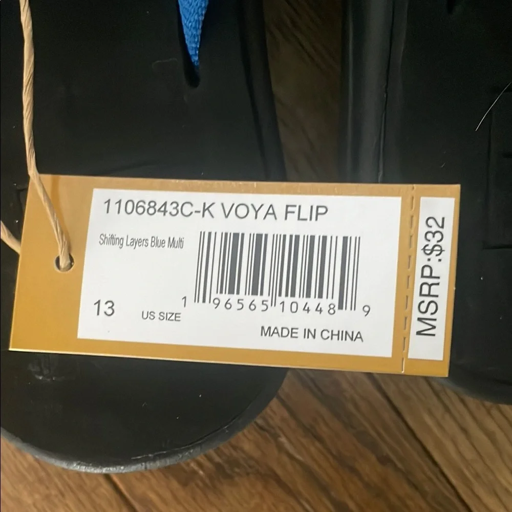 NWT Teva Blue Flip Flops for little kids